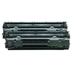 2 Pack HP Compatible 36A Toner Cartridges