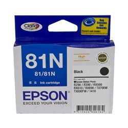 Epson 81N Black High Yield Genuine Ink Cartridge (T1111)