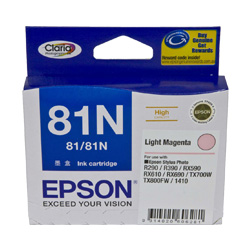 Epson 81N Light Magenta High Yield Genuine Ink Cartridge (T1116)
