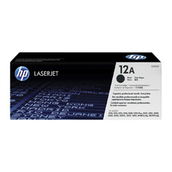 HP 12A Black Genuine Toner Cartridge (Q2612A)