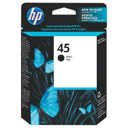 HP 45 Black Genuine Ink Cartridge (51645AA)