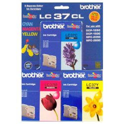 3 Pack Brother LC37CL Genuine Value Pack