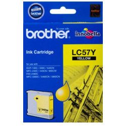 Brother LC57Y Yellow Genuine Ink Cartridge