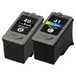 3 Pack Canon Compatible PG-40/CL-41 Ink Cartridges
