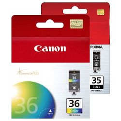 2 Pack Canon PGI-35/CLI-36 Genuine Ink Cartridges