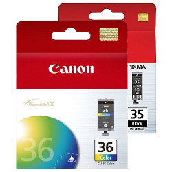 4 Pack Canon PGI-35/CLI-36 Genuine Ink Cartridges