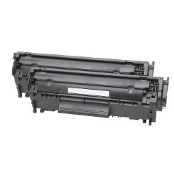 2 Pack HP Compatible 12A Toner Cartridges
