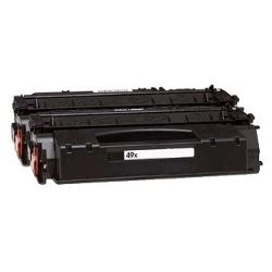 2 Pack HP Compatible 49X Toner Cartridges