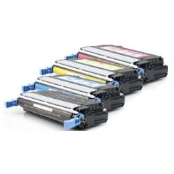 5 Pack HP Compatible 643A Toner Cartridges (Q5950A-Q5952A)