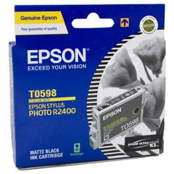 Epson T0598 Matte Black Genuine Ink Cartridge