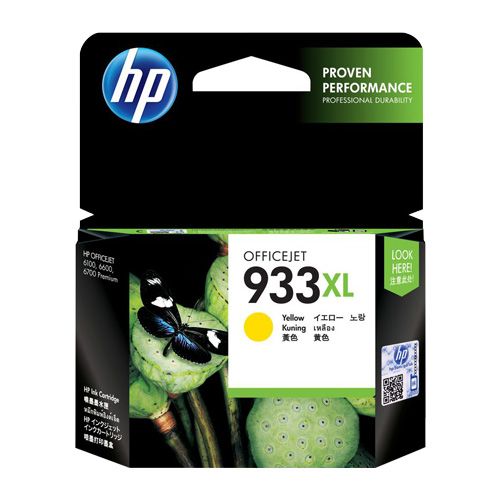 HP 933XL Yellow High Yield Genuine Ink Cartridge (CN056AA)