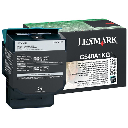 Lexmark C540A1KG Black Toner Cartridge Genuine