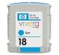 Genuine HP C4937A (HP18) Cyan InkJet Cartridge
