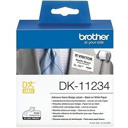 Brother DK-11234 Black on White (Genuine) Brother DK-11234 Black on White (Genuine)