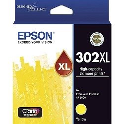 Epson 302XL Yellow High Yield (Genuine) Epson 302XL Yellow High Yield (Genuine)