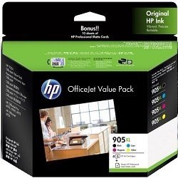 HP 905XL 4 Pack Bundle (T6M05/09/13/17AA) (Genuine) HP 905XL 4 Pack Bundle (T6M05/09/13/17AA) (Genuine)