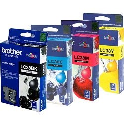 Brother LC38 4 Pack Bundle (Genuine) Brother LC38 4 Pack Bundle (Genuine)