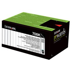 Lexmark 708 Black Prebate (70C80K0) (Genuine) Lexmark 708 Black Prebate (70C80K0) (Genuine)
