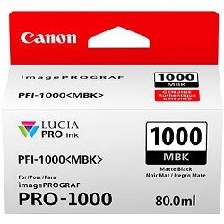 Canon PFI-1000MBK Matt Black (Genuine) Canon PFI-1000MBK Matt Black (Genuine)