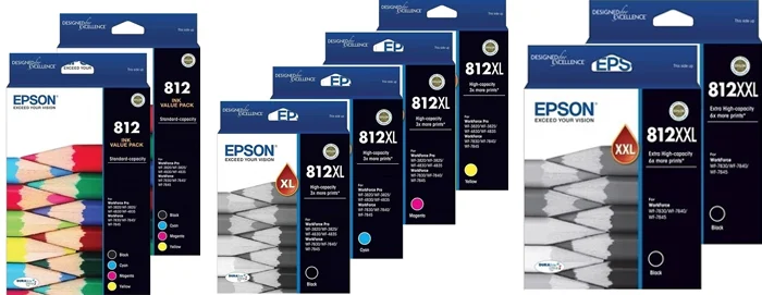 Epson WorkForce WF-7830 ink cartridges