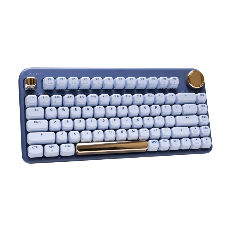 Azio IZO Wireless Keyboard - Blue | Ink Depot
