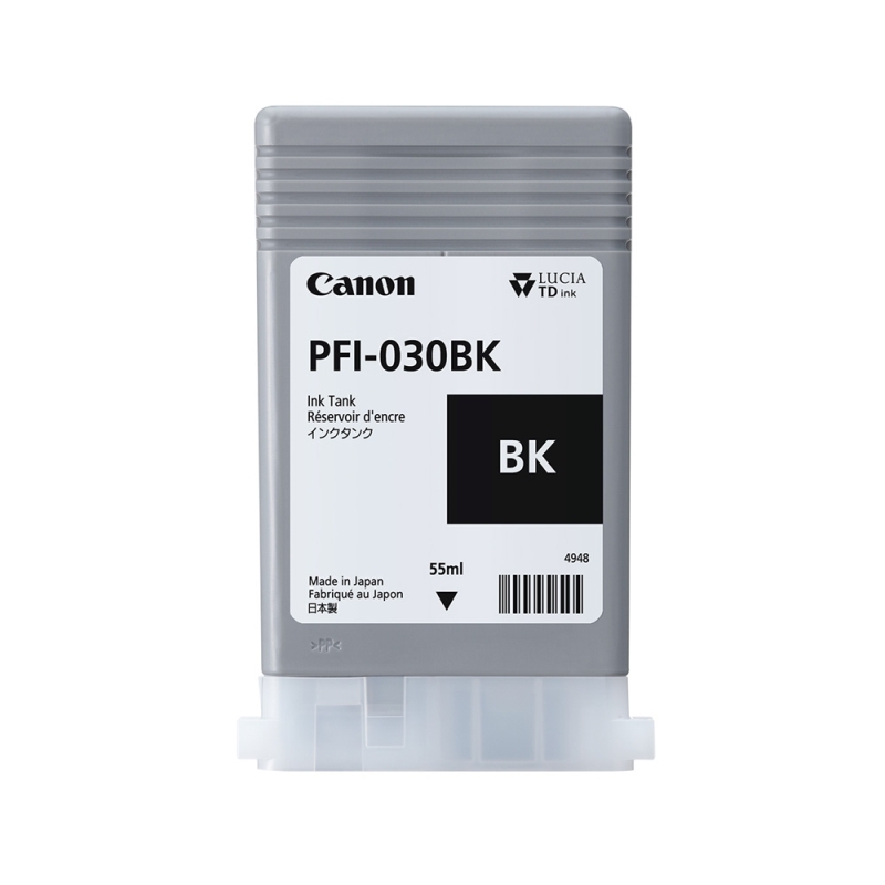 Canon PFI-030BK Black Genuine Ink Cartridge