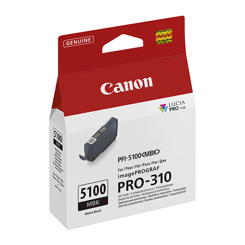 Canon PFI-5100MBK Matte Black Genuine Ink Cartridge Canon PFI-5100MBK Matte Black Genuine Ink Cartridge
