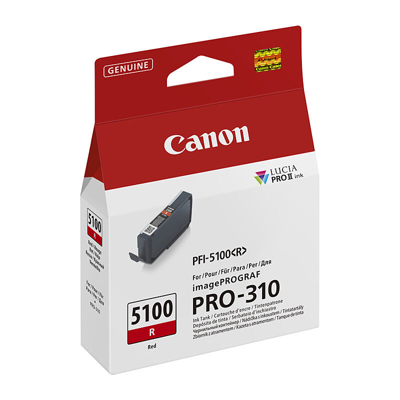 Canon PFI-5100R Red Genuine Ink Cartridge Canon PFI-5100R Red Genuine Ink Cartridge