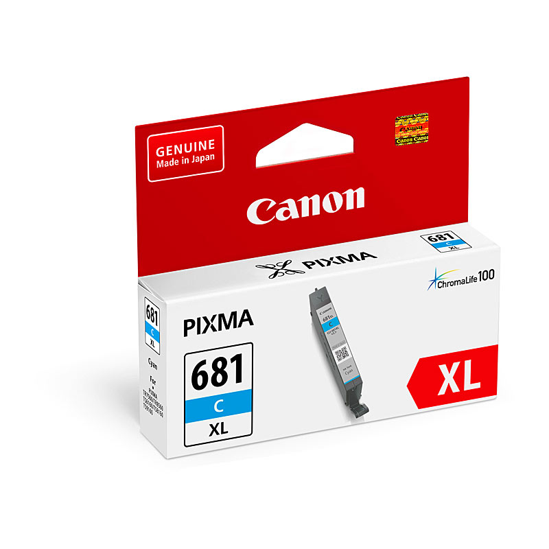 Canon CLI-681XLC Cyan High Yield Genuine Ink Cartridge