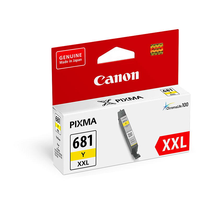 Canon CLI-681XXLY Yellow Extra High Yield Genuine Ink Cartridge
