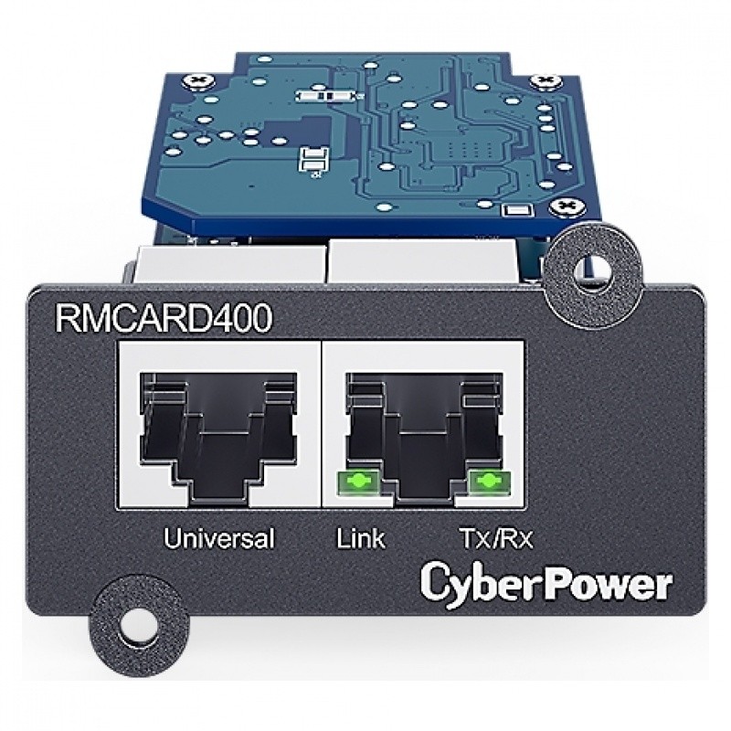 CyberPower RMCARD400 High-speed Data Transfer SNMP Card for Pro UPS CyberPower RMCARD400 High-speed Data Transfer SNMP Card for Pro UPS