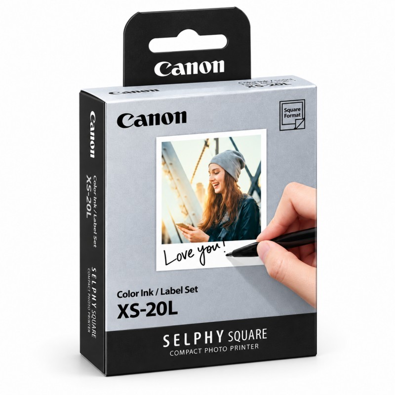 Canon XS-20L Genuine Colour Ink & Paper Set - 20 Sheets Canon XS-20L Genuine Colour Ink & Paper Set - 20 Sheets