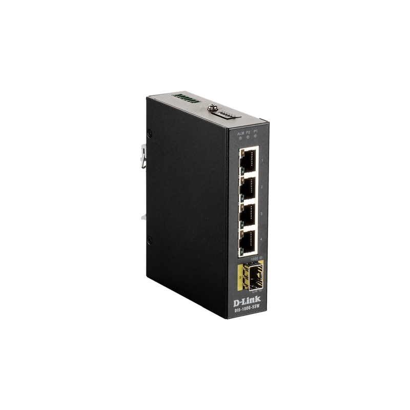 D-Link 5-Port Gigabit Industrial Switch with 1 SFP port