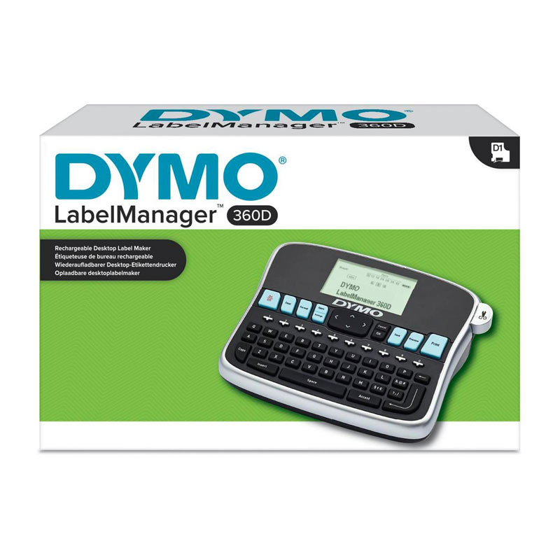 DYMO LabelManager 360D Rechargeable Handheld Thermal Transfer Label Maker DYMO LabelManager 360D Rechargeable Handheld Thermal Transfer Label Maker