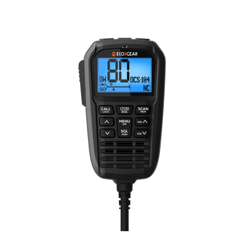 EcoXgear EXG3000 5-Watt Compact Fixed Mount UHF Radio with Multi-Colour LCD Display Mic - 4X4 PACK