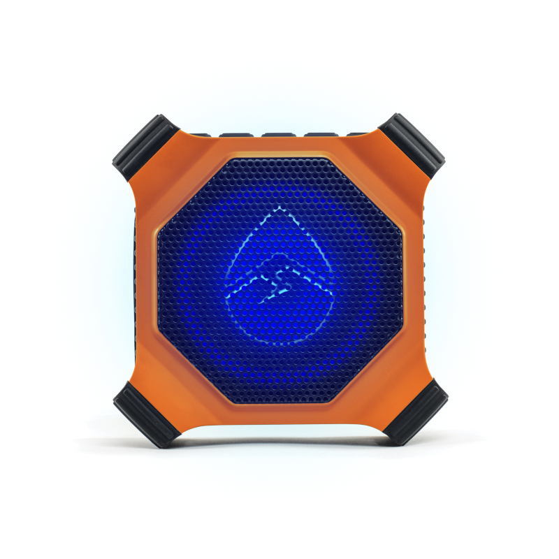 EcoXgear EcoEdge+ 20-Watt RGB Waterproof Speaker - Orange