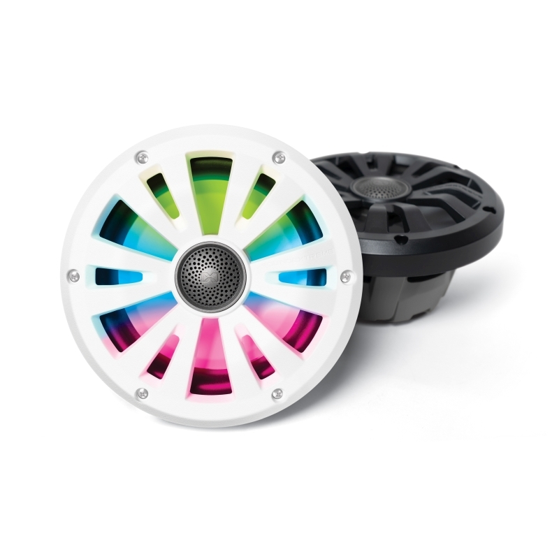 EcoXgear Marine AM-FM-Bluetooth Digital Media Player + LED Light Controller + 6.5 inch Speakers