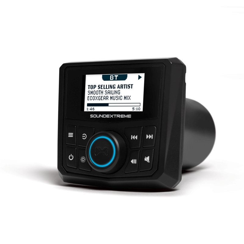 EcoXgear Marine AM/FM/Bluetooth Digital Media Player Gauge Radio