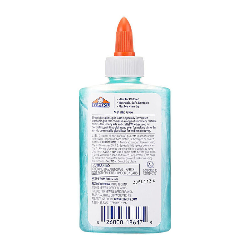 Elmer's Metallic Glue - Teal -147ml - Box of 3