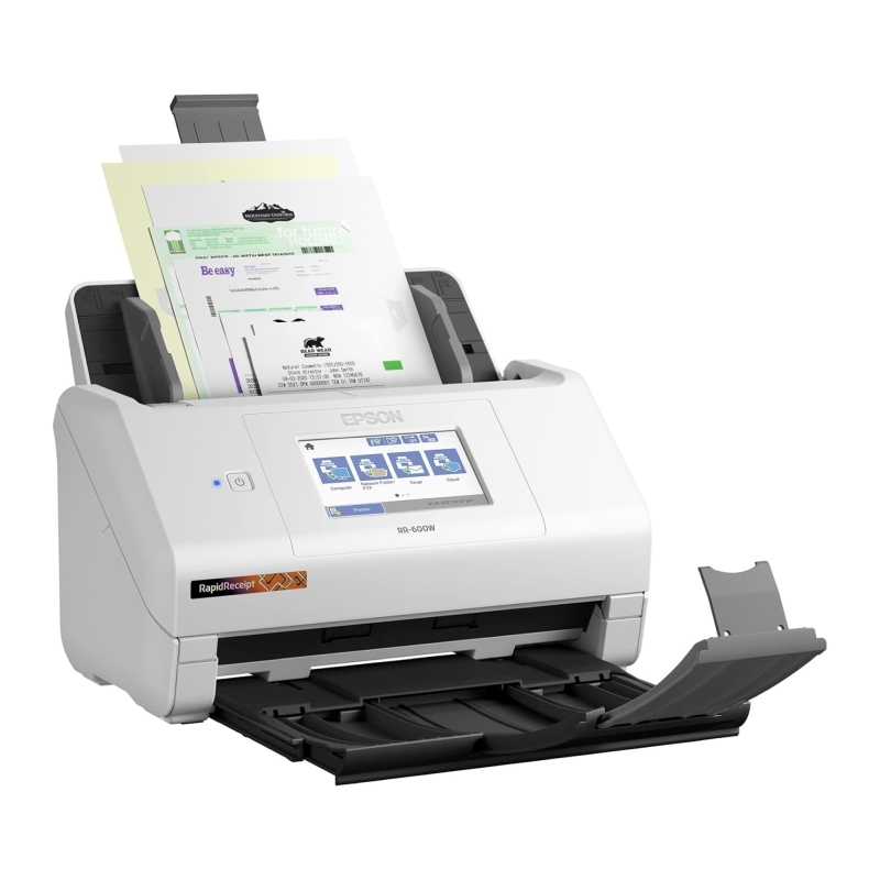 Epson RapidReceipt RR-600W Desktop Receipt Scanner Epson RapidReceipt RR-600W Desktop Receipt Scanner
