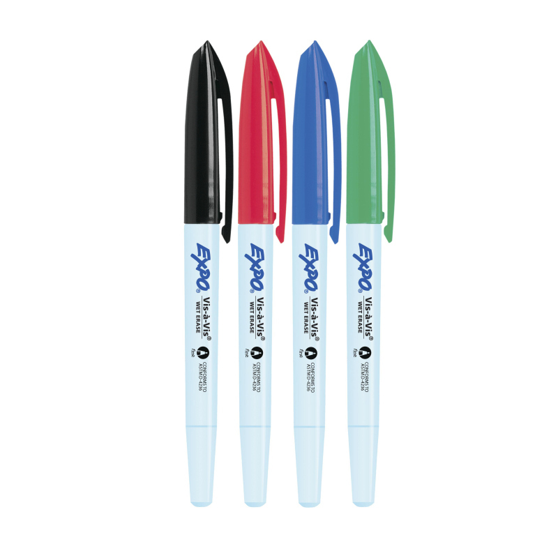 Expo Whiteboard Marker Wet Erase - Pack of 4 - Box of 6