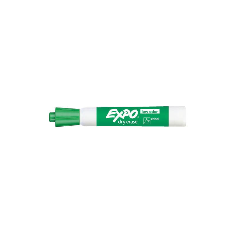 Expo Whiteboard Marker Bullet Tip Green - Box of 12