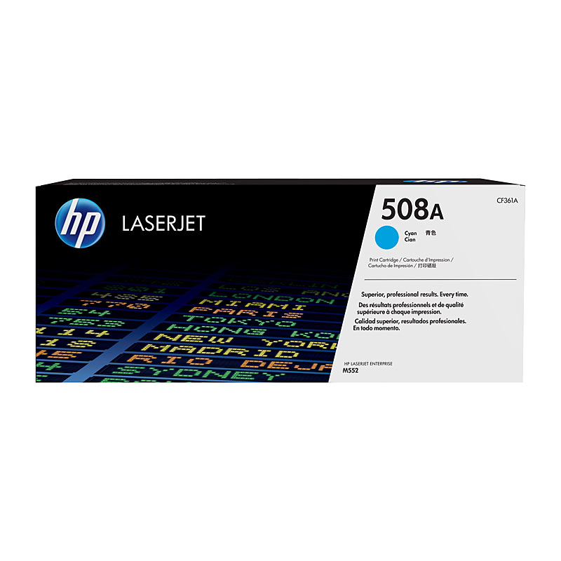 HP 508A Cyan Genuine Toner Cartridge (CF361A)