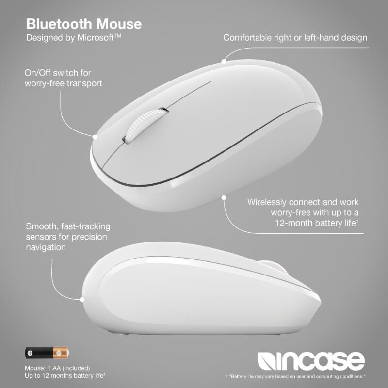 Incase Bluetooth Mouse - Glacier Incase Bluetooth Mouse - Glacier