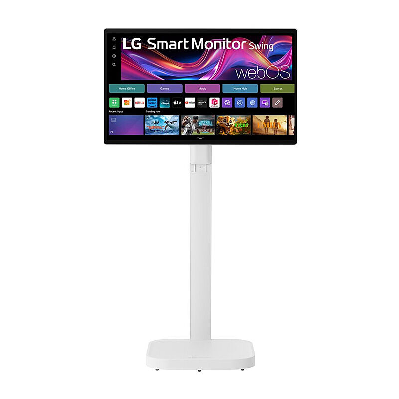 LG 31.5-inch 4K UHD IPS Smart Monitor Swing with Touchscreen Rolling Stand LG 31.5-inch 4K UHD IPS Smart Monitor Swing with Touchscreen Rolling Stand