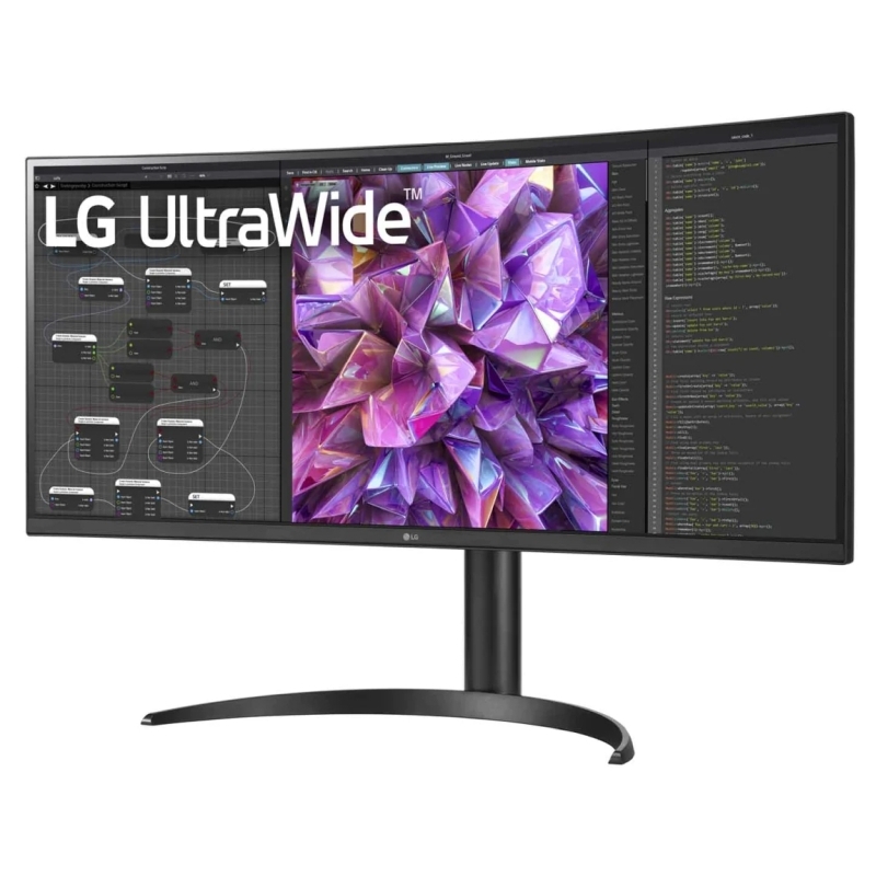 LG 34in 34WQ75CB QHD IPS Curved UltraWide Monitor - 3440 x 1440 (21:9) / 5ms / 60Hz / VESA