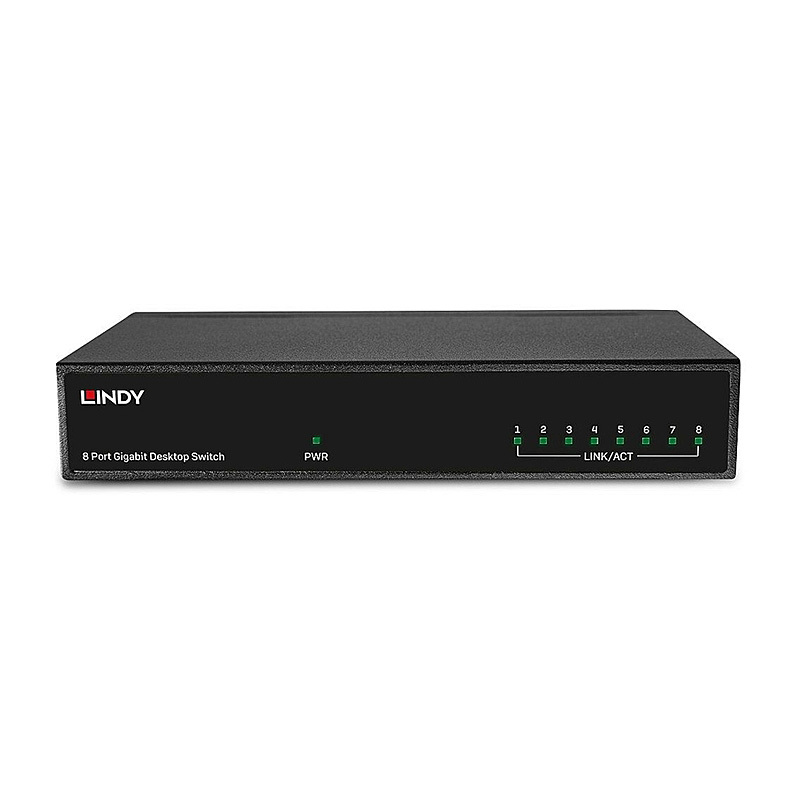 Lindy 8 Port Gigabit Ethernet Switch Lindy 8 Port Gigabit Ethernet Switch