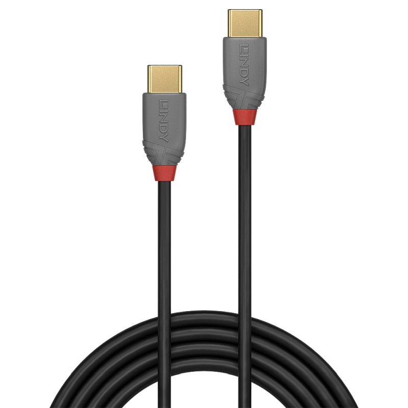 Lindy 1m USB 2.0 Type C Cable - Anthra Line Lindy 1m USB 2.0 Type C Cable - Anthra Line