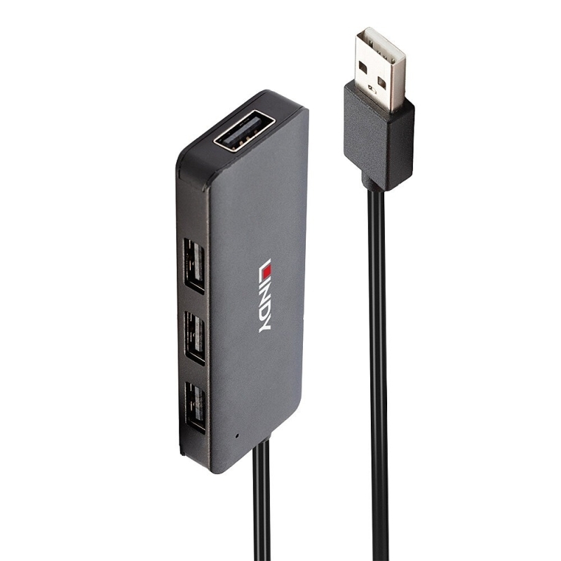 Lindy 4 Port USB-A 2.0 Hub