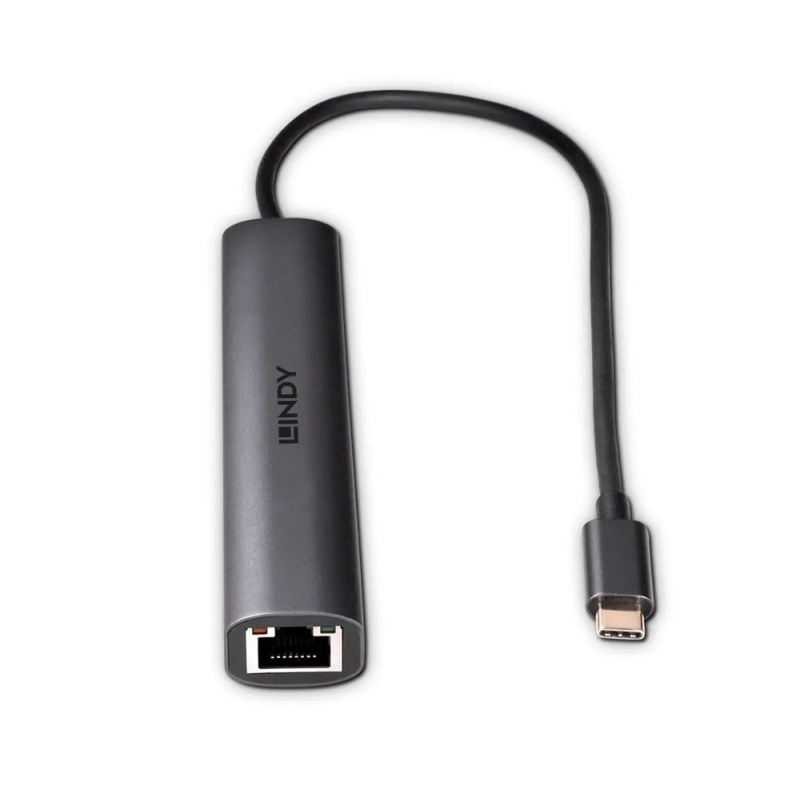 Lindy 3 Port USB-C 3.2 Gen 2 Hub with Gigabit Ethernet